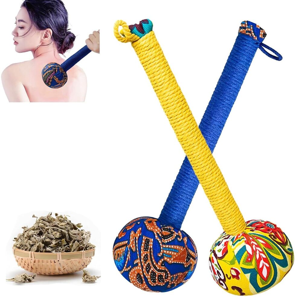 Mugwort Massage Hammer, Back Massager Hammer， Pain Relief Massager for